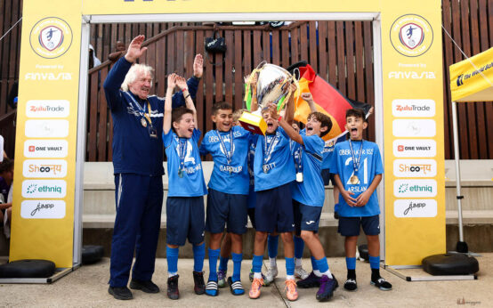 Schüler der U13 beim World School Football Cup