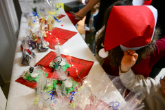 Weihnachtsfeier der 3- bis 5-Jährigen im Obermayr Rosenkindergarten.
