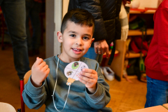 Weihnachtsfeier der 3- bis 5-Jährigen im Obermayr Rosenkindergarten.