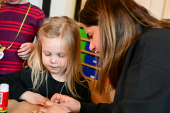 Weihnachtsfeier der 3- bis 5-Jährigen im Obermayr Rosenkindergarten.