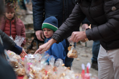 Weihnachtsfeier in der Musischen Kita im Nerotal mit kleine Weihnachtsbasar.