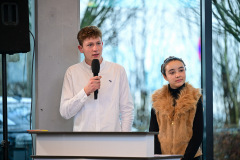 Podiumsdiskussion zur OB-Wahl 2025 am 9. März in der Mensa der Obermayr Europa-Schule.