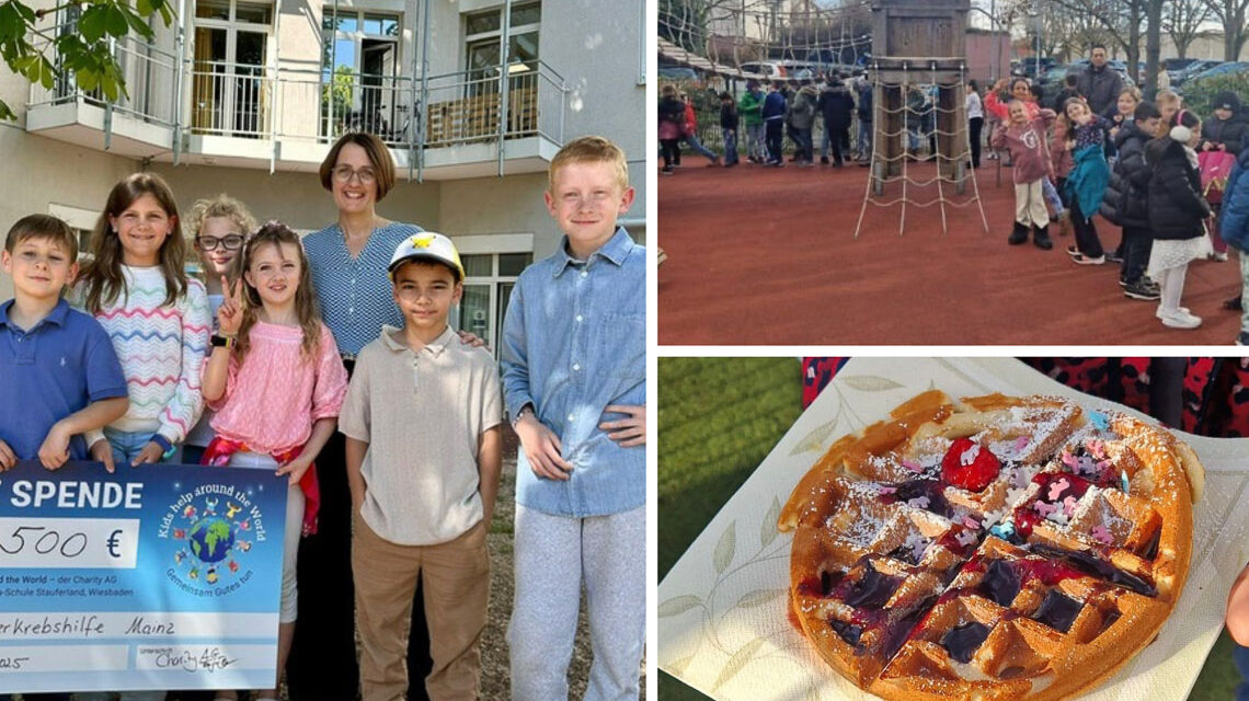 Waffeln für den guten Zweck.