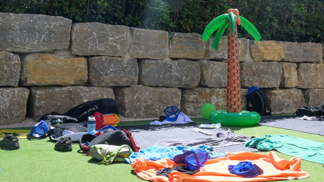 Beach Party an der Obermayr Schule.