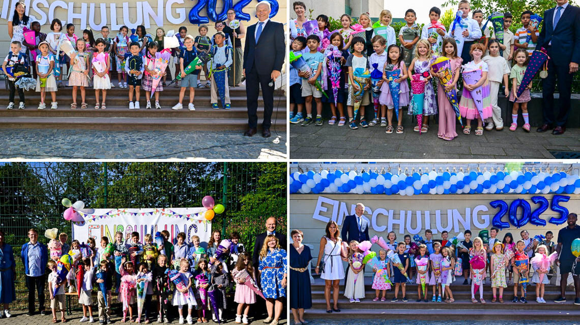 Einschulung an der Obermayr-Europa Schule.