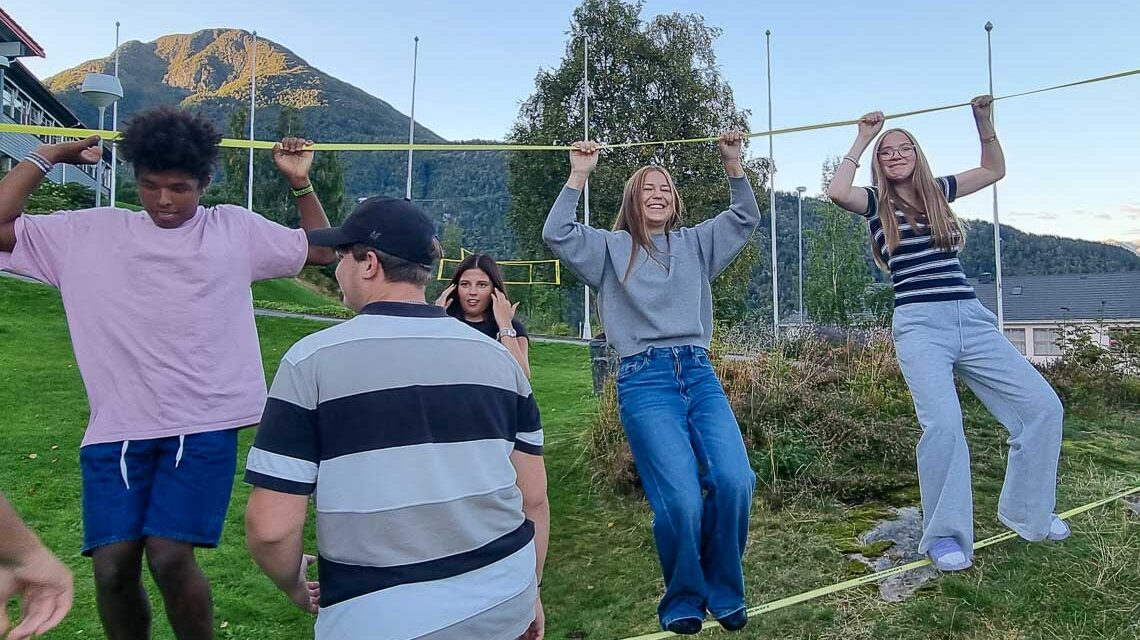 Schüler und Schülerinnen der Obermayr Europa Schule Rüsslesheim in Norwegen.