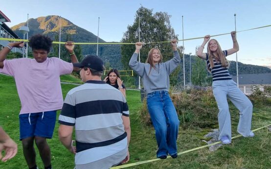 Schüler und Schülerinnen der Obermayr Europa Schule Rüsslesheim in Norwegen.