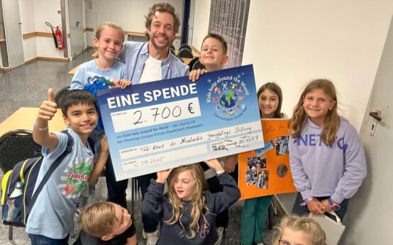 Tobi Krell mit der Charity AG