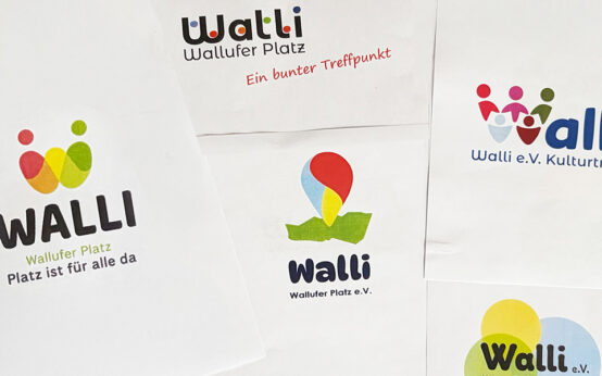 Logos für den Wallufer Platz.