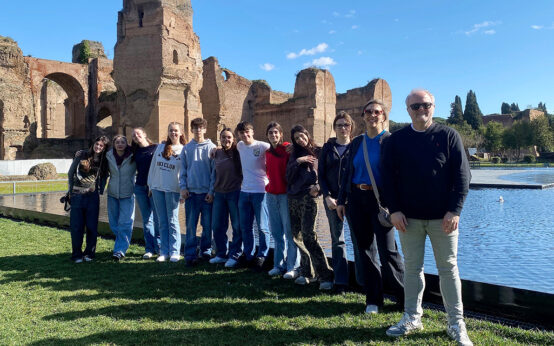 Gruppenbild Austausch mit Rom