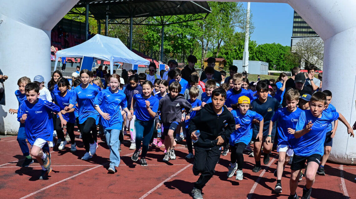 Charity Lauf im Helmut-Schön Sportpark.