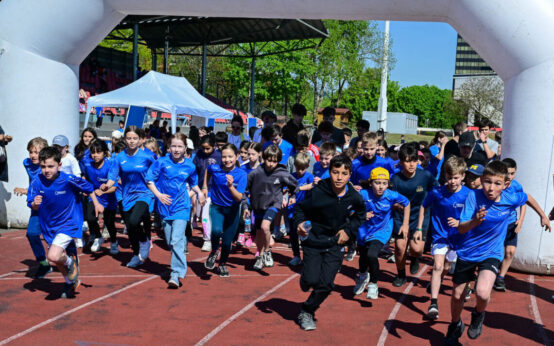 Charity Lauf im Helmut-Schön Sportpark.