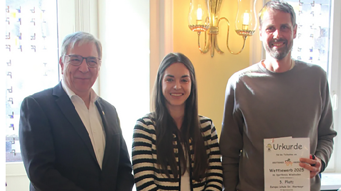 Ehrungsfeier des Sportkreises Wiesbaden für den Campus Neuhof