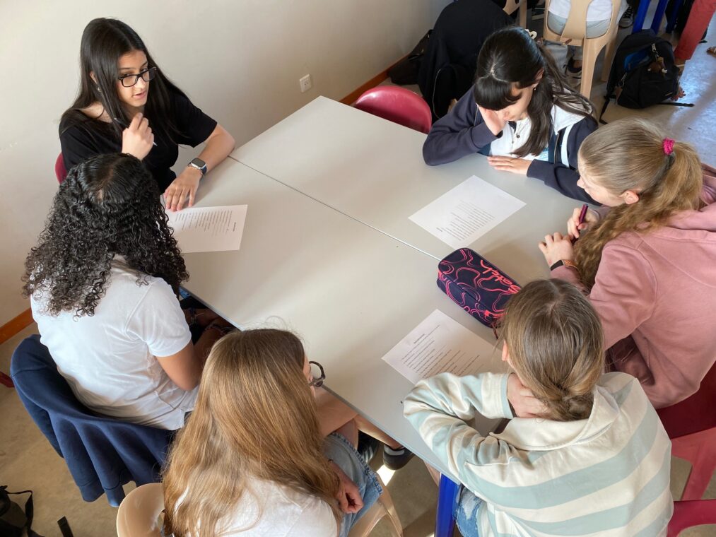Schülerinnen und Schüler der ISS in Bordeaux